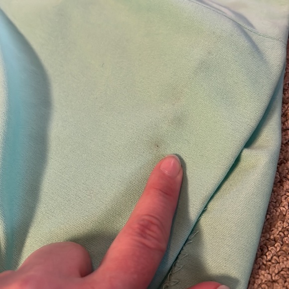 Vintage 1960’s mint green handmade polyester maxi dress XS - Picture 11 of 11